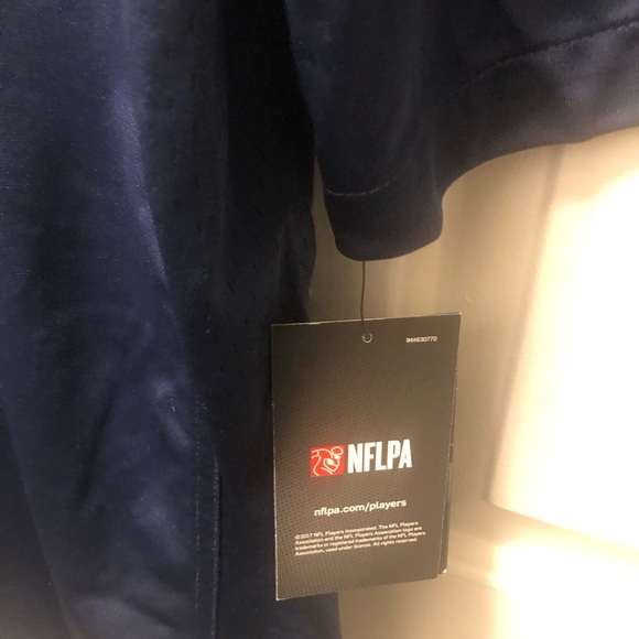 Nike Onfield NFL Seattle Seahawks #3 Wilson Men’s Blue Silver Jersey Size XL - Picture 10 of 11